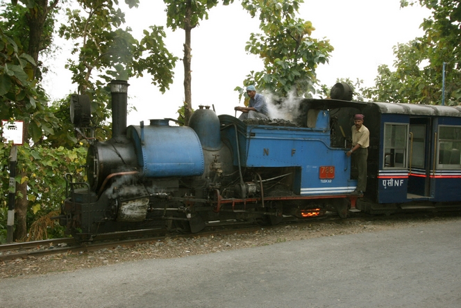 The “Toy Train” running from Jalpaiguri to Darjeeling