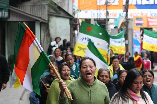 In Darjeeling, a separate state is subject of debate