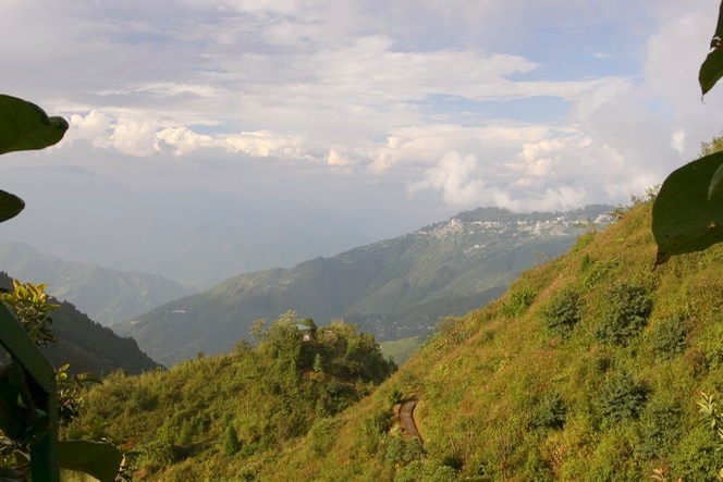 The Kanchenjunga overhangs Darjeeling