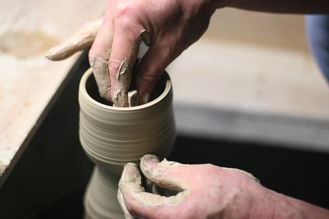 Raku : a technique used to make tea bowls