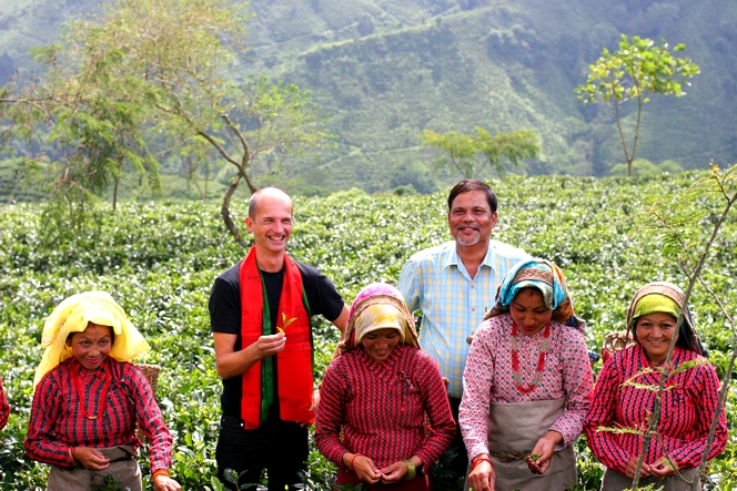 Visiting the Balasun tea plantation