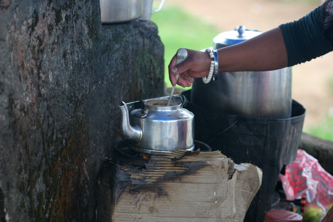 How to warm up with tea