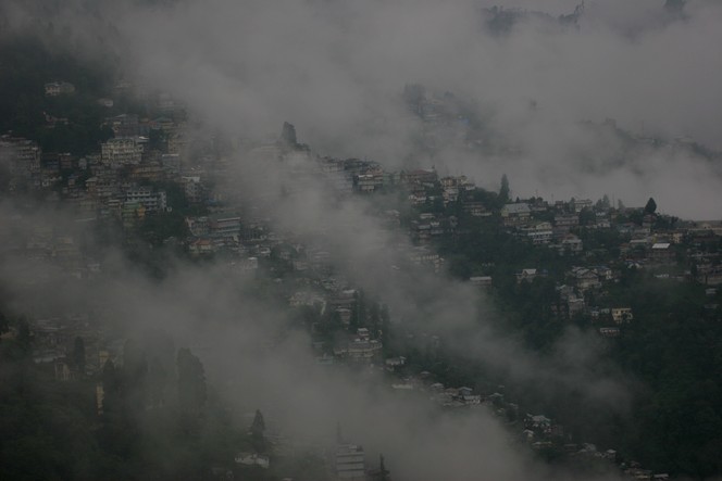 Darjeeling hit by a hailstorm a few days ago