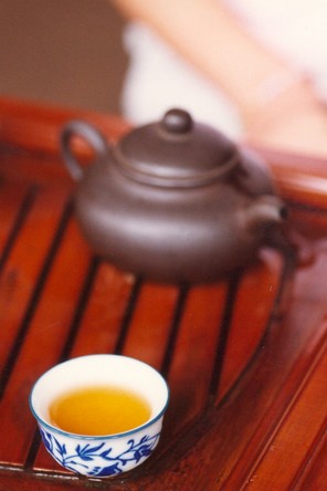 Tasting a fine tea using the Gong Fu Cha method