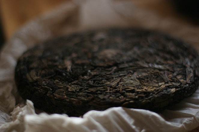 Highly prized pu er cakes in China