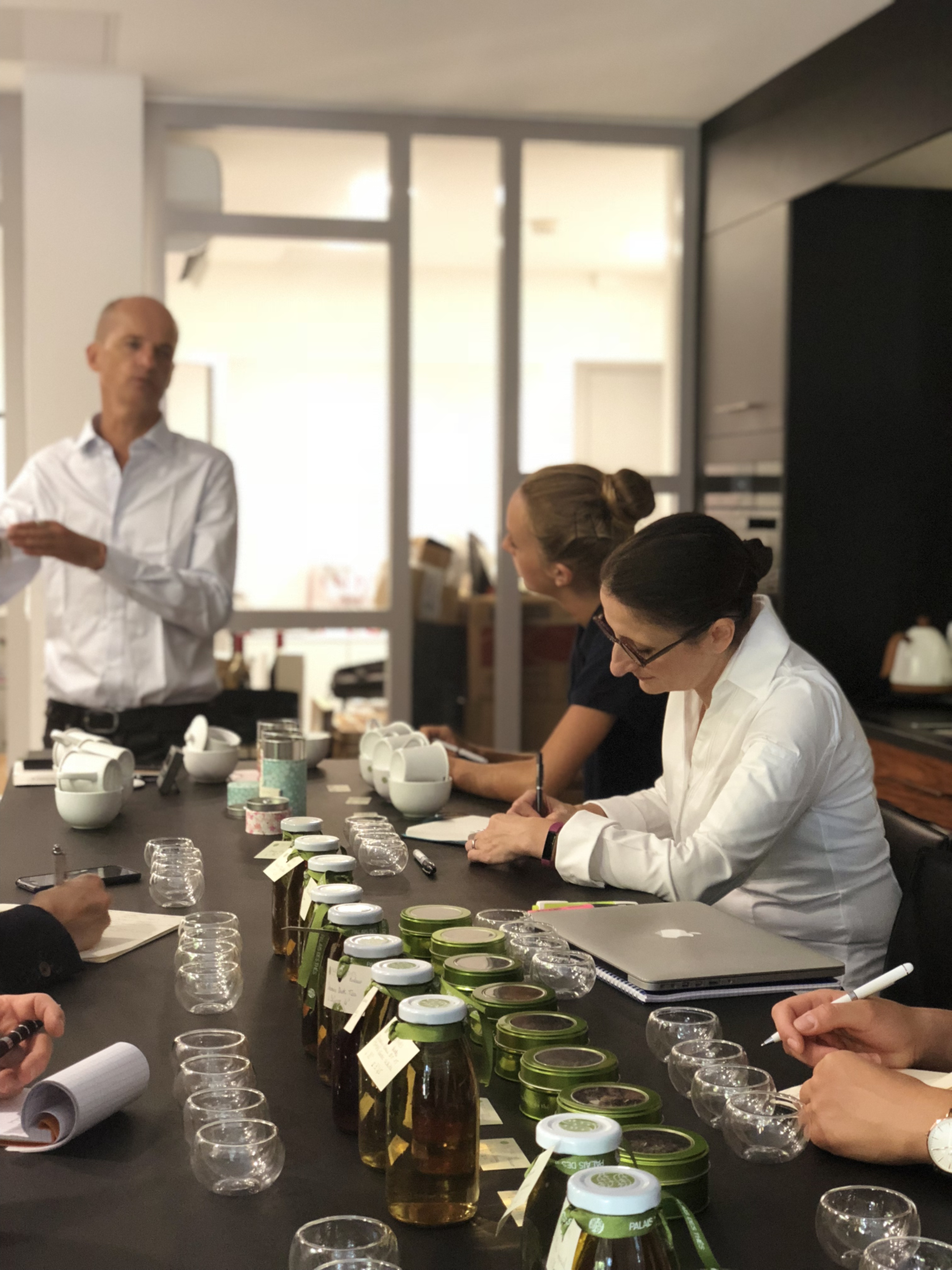 Tasting premium teas with Anne-Sophie Pic