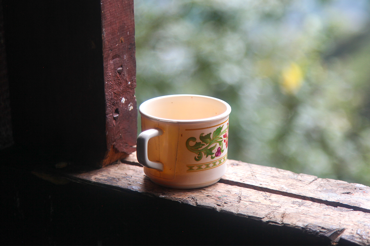 Abandoned cup